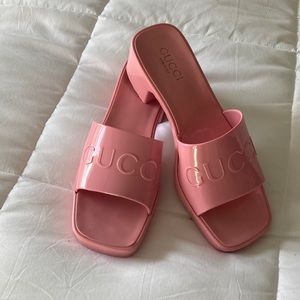 Pretty in Pink Gucci Sandals